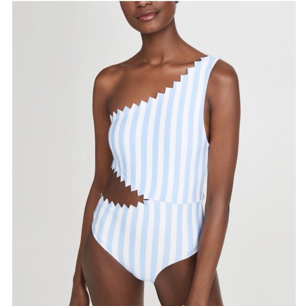 Onia Betty One Piece Swimsuit Stripes